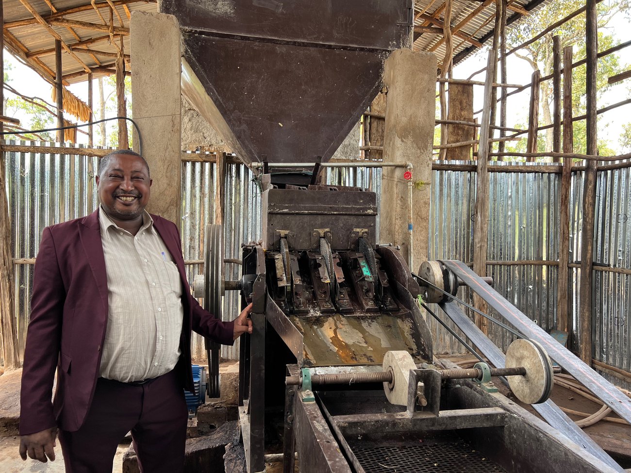 Photo of a bag of Tsegaye Tekebo