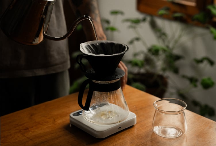 Image of someone making Recommended brewing window