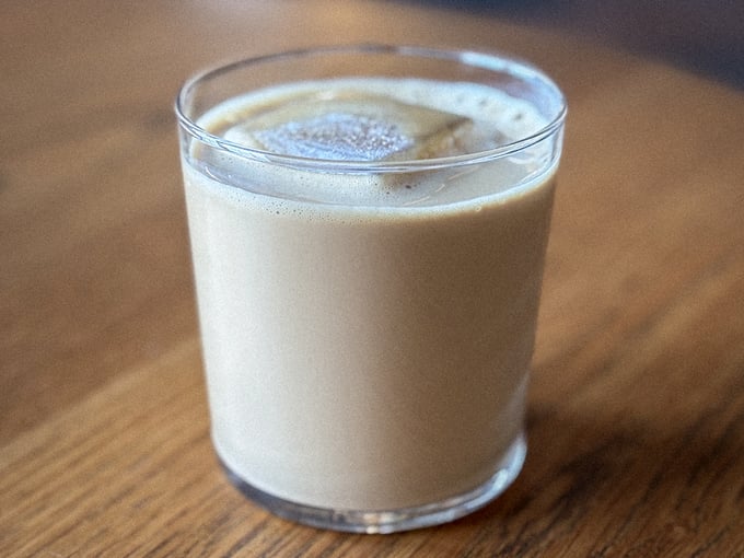 Image of someone making Milk brew