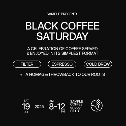 Black Coffee Saturday: a celebration and throwback to our roots
