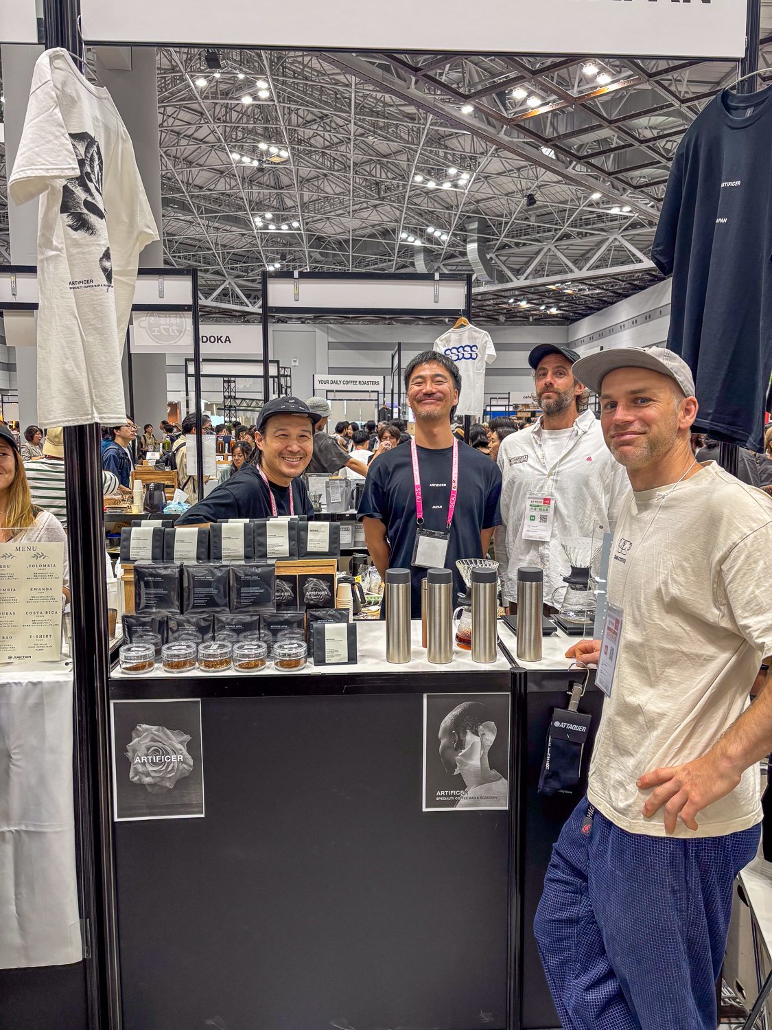 Checking out 'our' locals: Artificer, plus Mark from Caravela