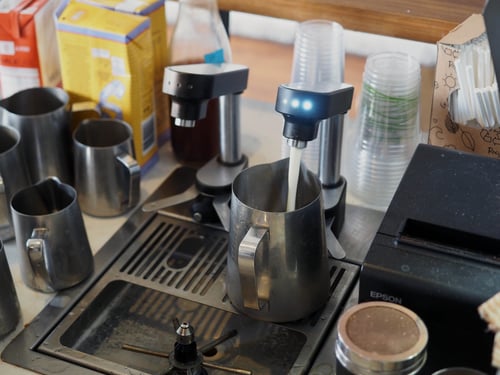 The milks we use in our cafes