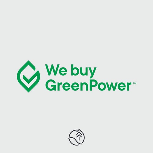 Our roastery and cafes buy 100% GreenPower
