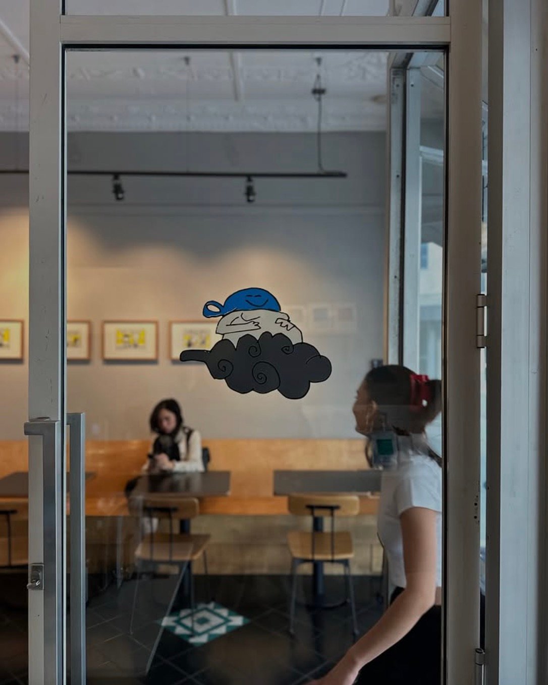 The Kurumac logo/illustration in their door.