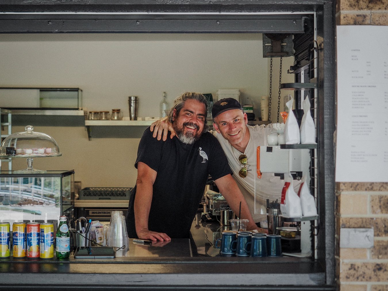 Reuben and Marcelo from Cooks River canteen