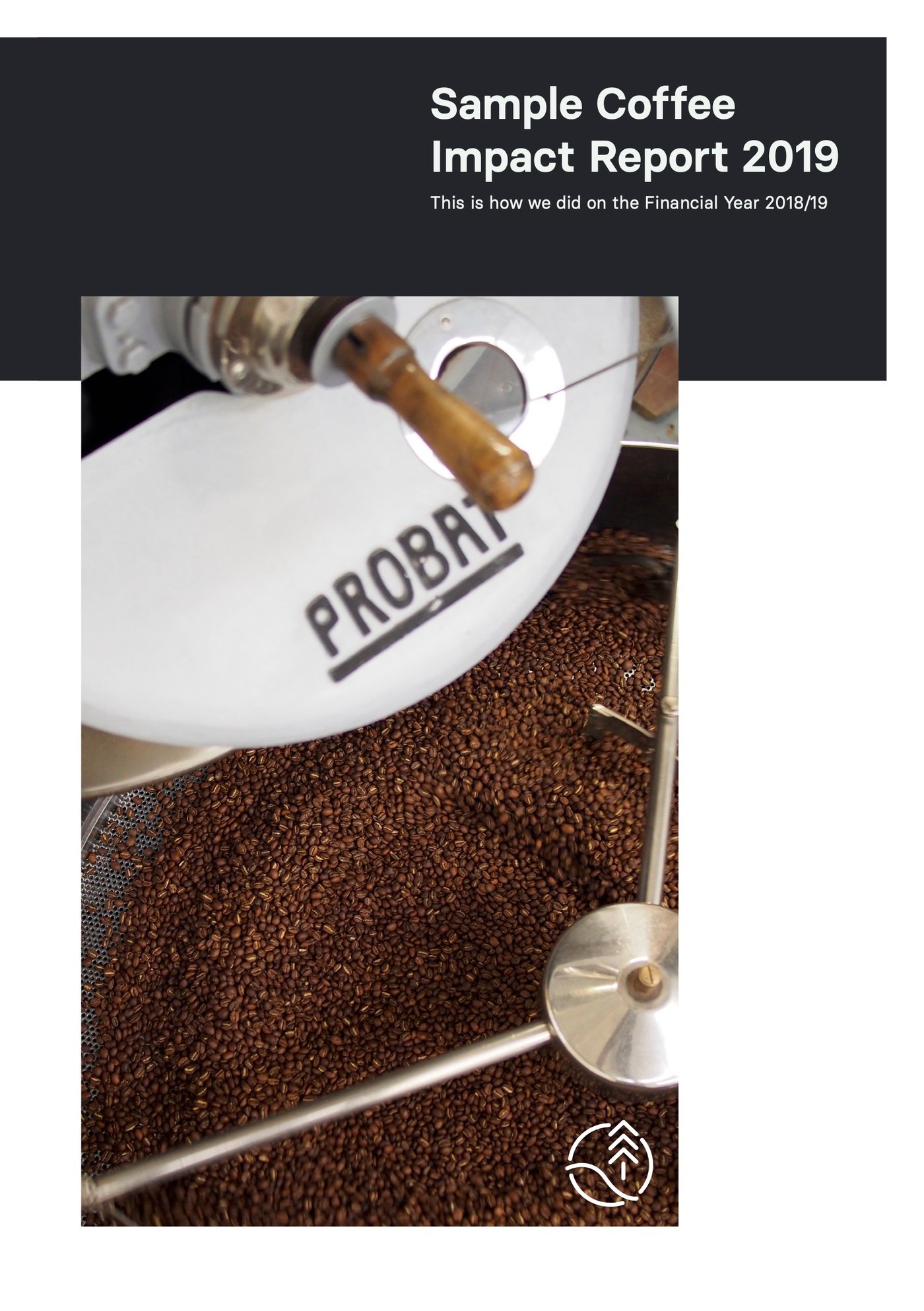 Cover of the year above's annual report.