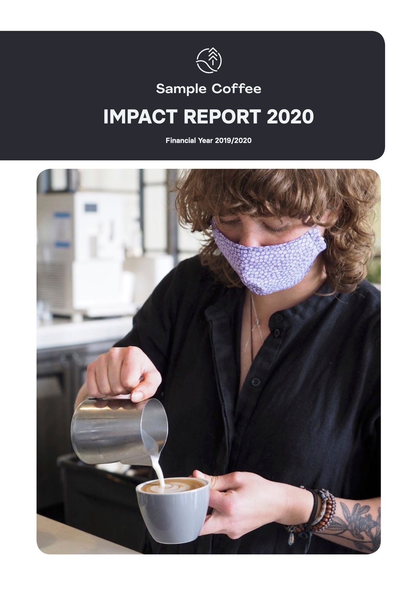 Cover of the year above's annual report.