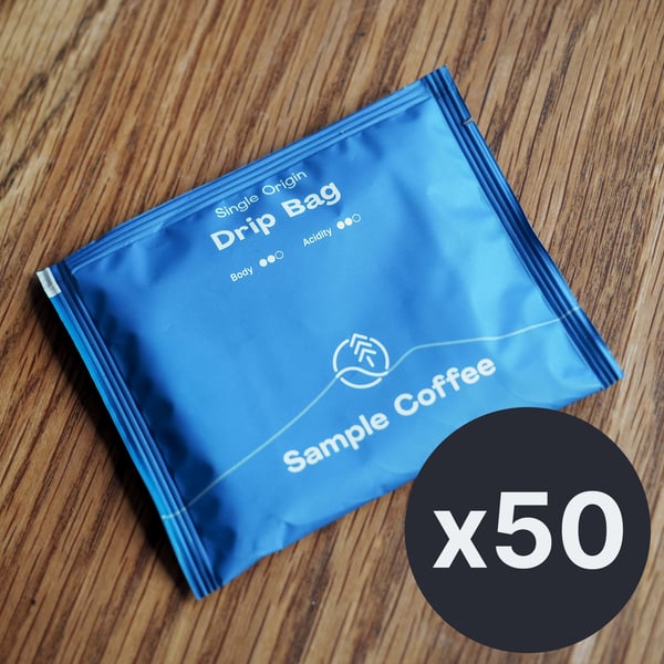 Photo of Single origin drip bag – 50 pack (buy 40, get 10 free)