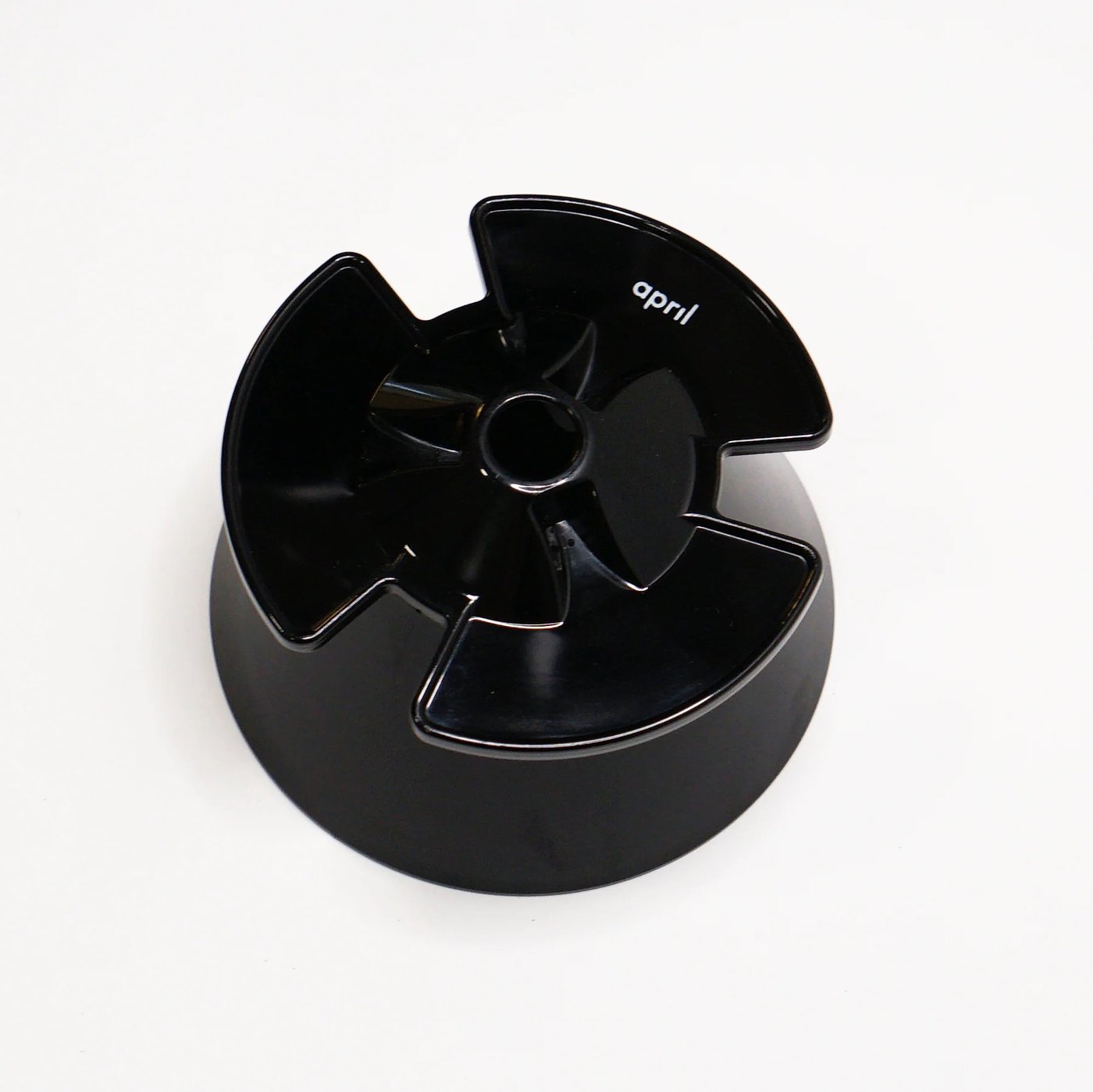 April coffee brewer in black.