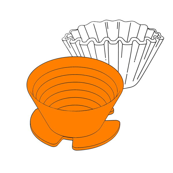 Photo of april plastic brewer and paper filters (bundle)