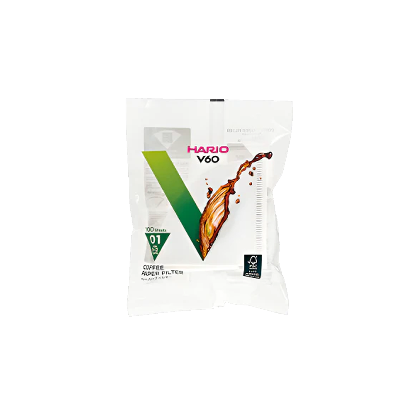 Photo of Hario V60 01 paper filters (100 pack)