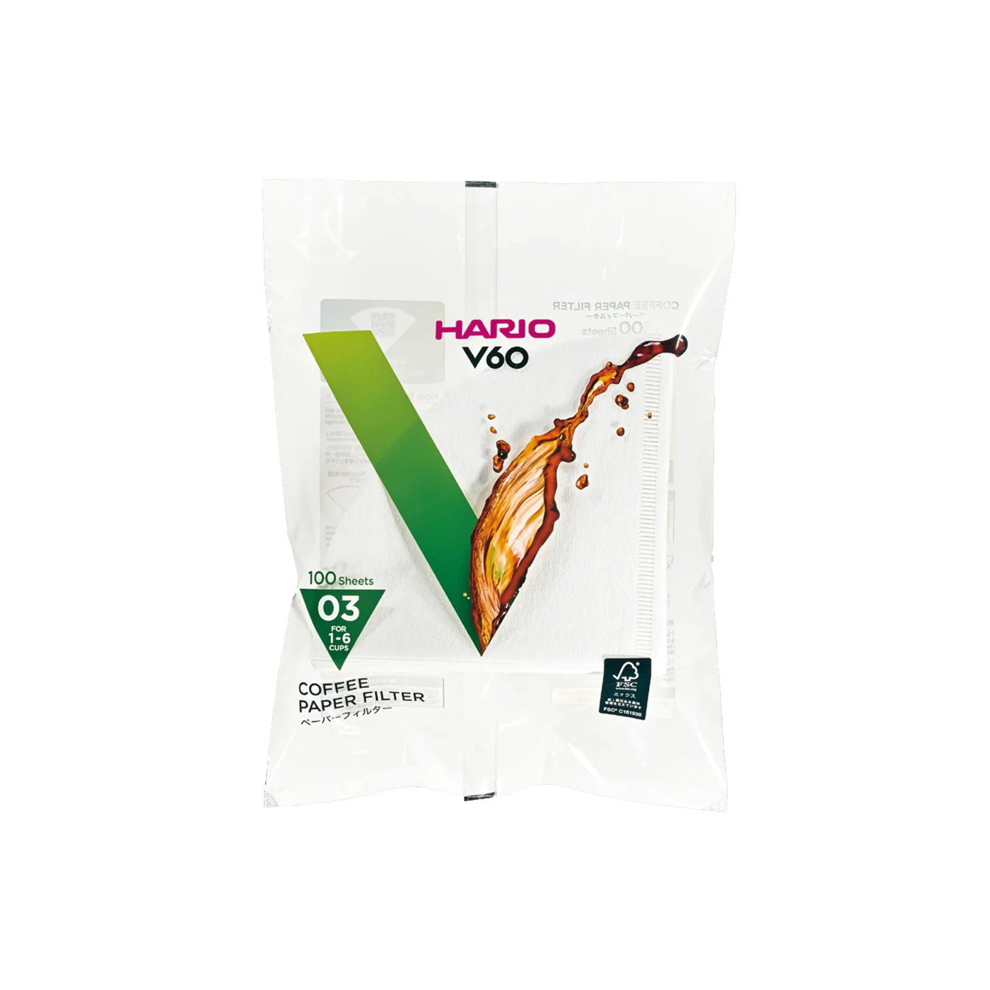 Photo of Hario V60 03 paper filters (100 pack)