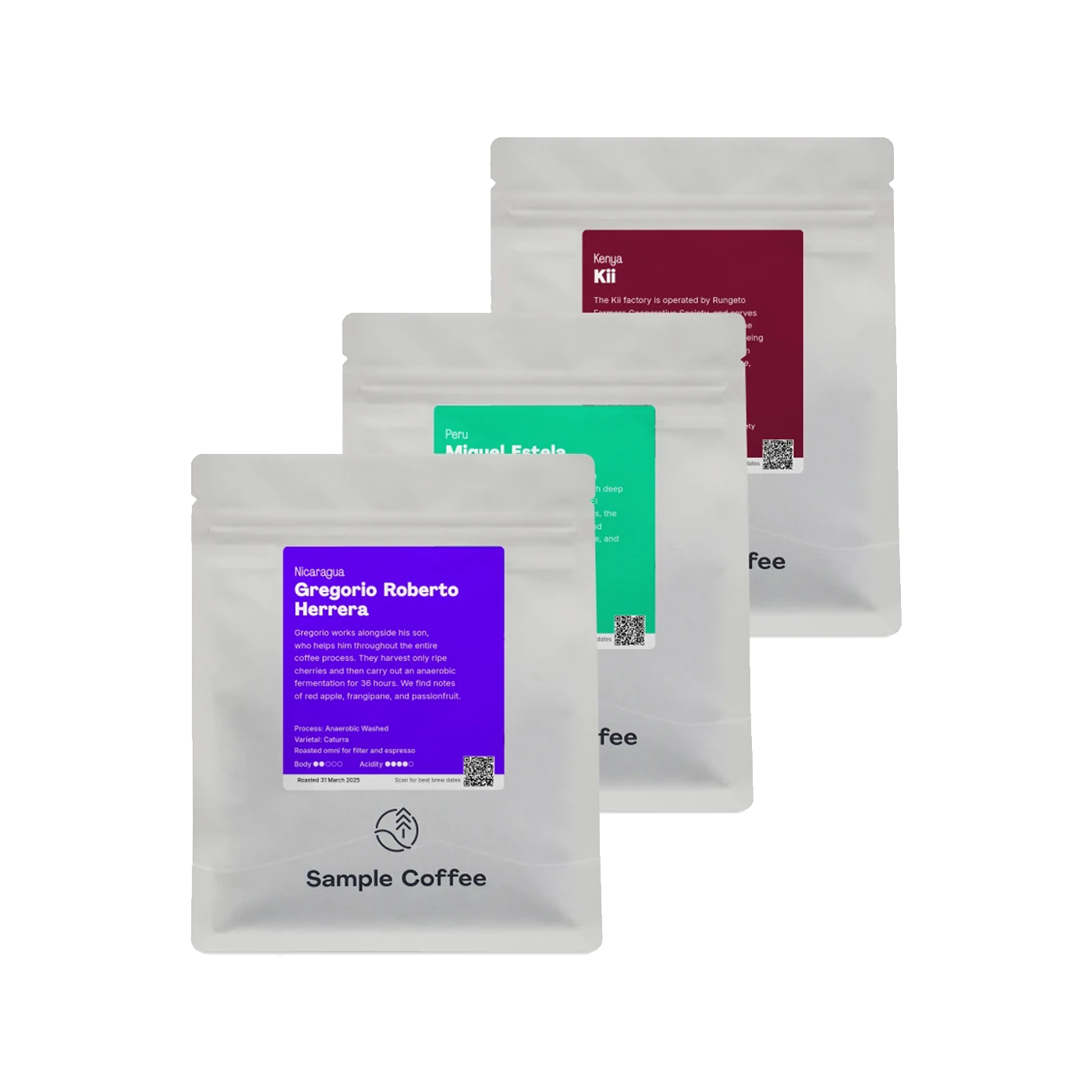 Photo of Single origin taster set – 3 x 250g seasonal bags